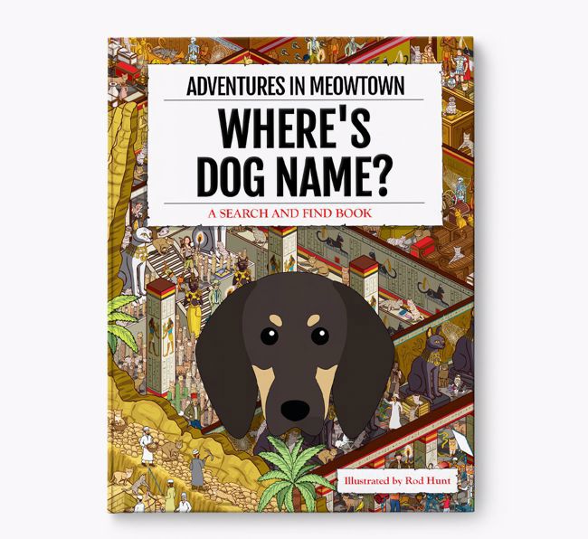 Personalised Black and Tan Coonhound Book: Where's Black and Tan Coonhound? Volume 2